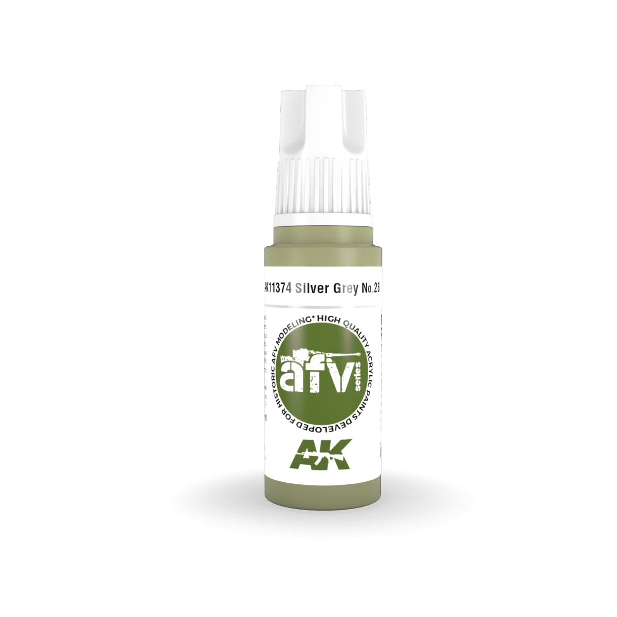 AK Interactive AK11374 Silver Gray No.28 17ml – image 2