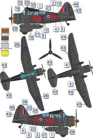 Dora Wings 72023 Westland Lysander Mk.III 1/72 – immagine 2