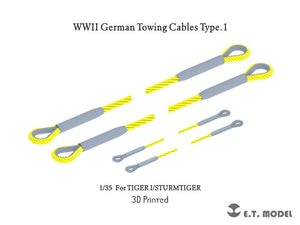 ET Model P35-237 WWII German Towing Cables Type.1 (3D Printed) 1/35