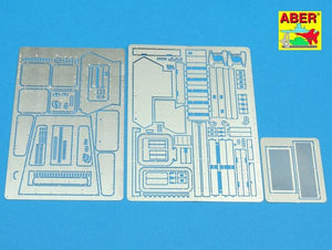 Aber 35A077 Engine upper deck for heavy armored Car Sd. Kfz. 234 (1/35)