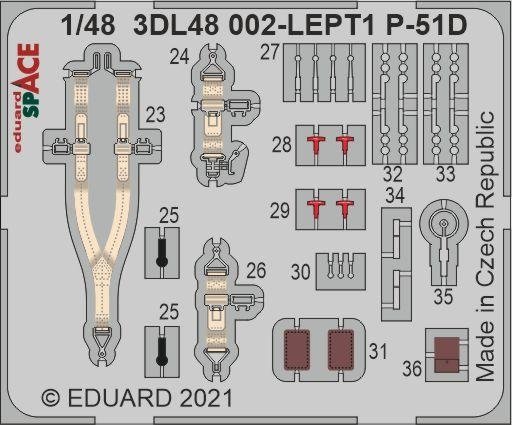 Eduard 3DL48002 P-51D-5 SPACE 1/48 – Bild 2