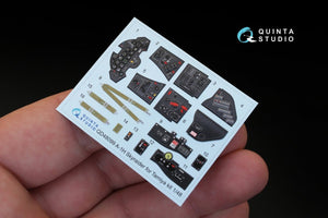 Quinta Studio QD48099 A-1H 3D-Printed &amp;amp; colored Interior on decal paper (for Tamiya kit) 1/48 – immagine 3