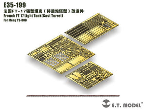 ET Model E35-199 French FT-17 Light Tank(Cast Turret) (For Meng TS-008) (1/35)