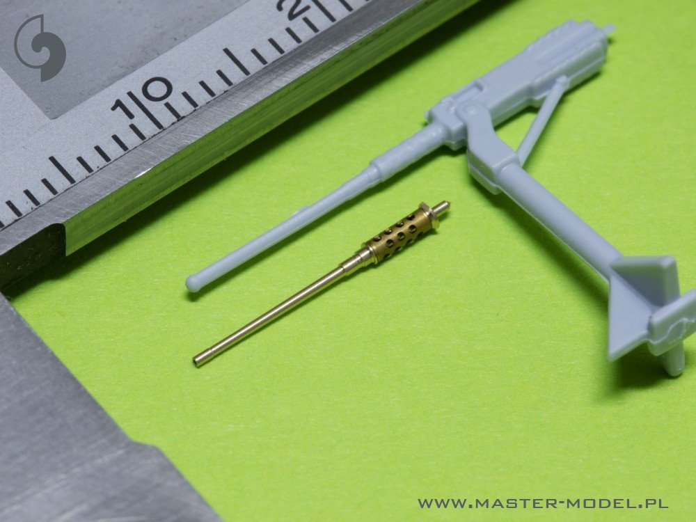 Master GM-72-002 Browning M2 (Heavy Barrel) .50 caliber (12.7mm) - gun barrels (2pcs) 1/72 – zdjęcie 3