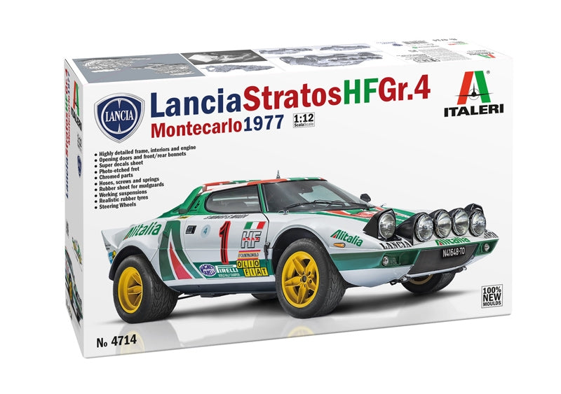 Italeri 4714 Lancia Stratos HF Gr.4 Monte-Carlo 1977 1/12 – image 2