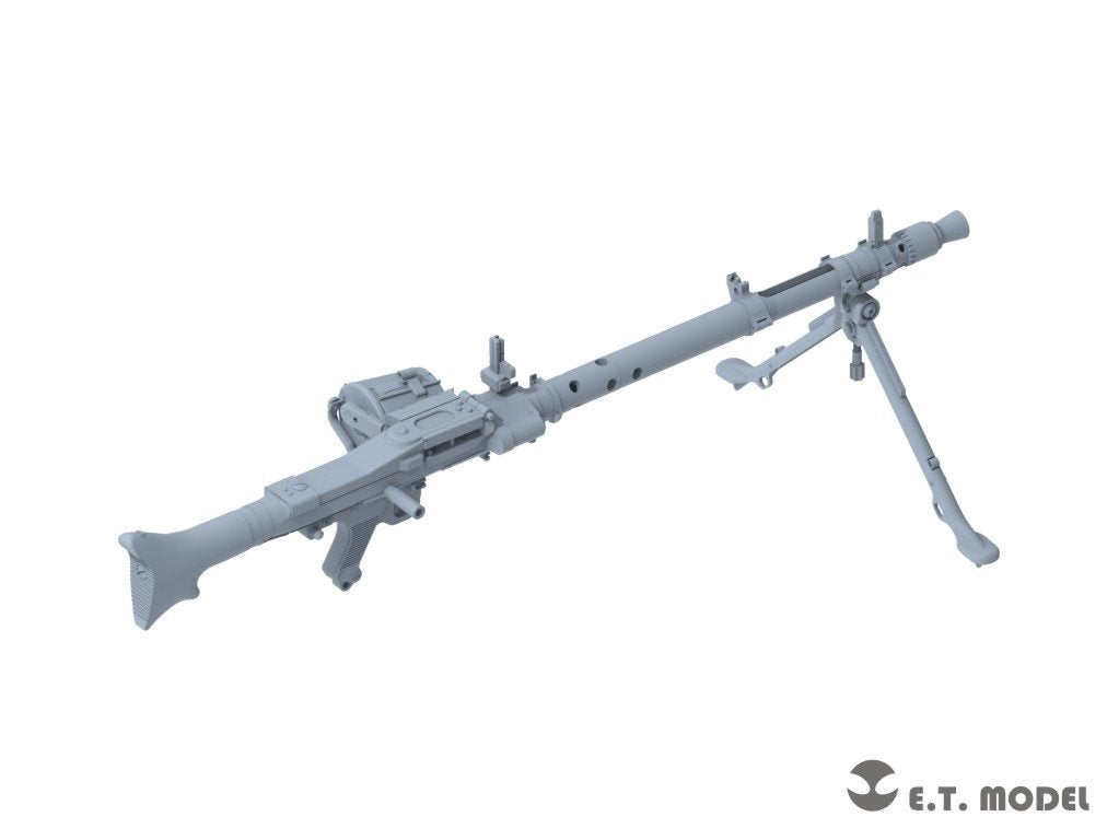 ET Model P35-215 WWII German Mg34t Machinegun &amp;amp; Ammo Box 1/35 – obrázek 2