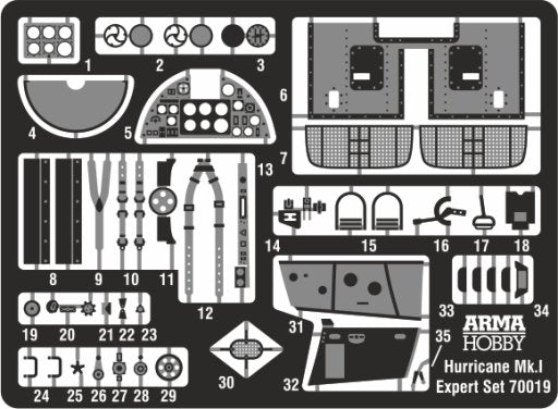Arma Hobby 70019 Hurricane Mk I Expert Set 1/72 – image 7