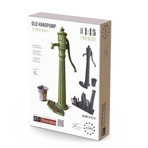 RT-Diorama 16207 Old Handpump - 3D Printed Models 1/16