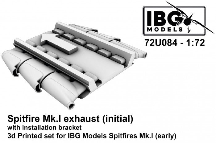 IBG 72U084 Spitfire Mk.I exhaust (initial) 1/72