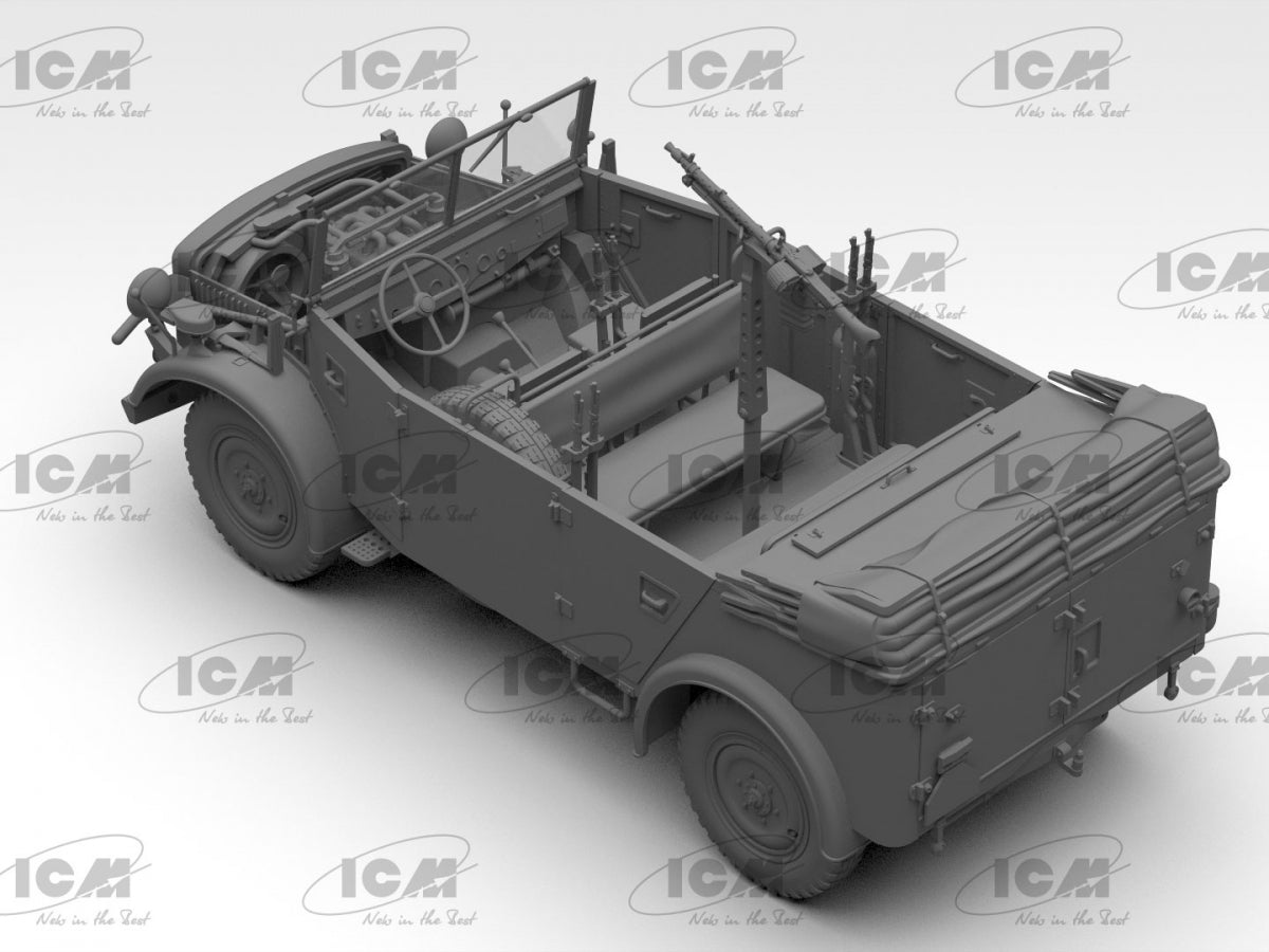 ICM 35502 Kfz.70 with MG 34 WWII German military vehicle 1/35 – image 4