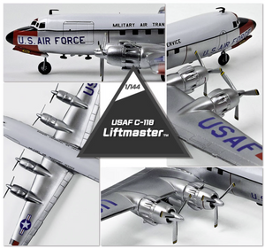 Academy 12634 USAF C-118 Liftmaster 1/144 – immagine 3