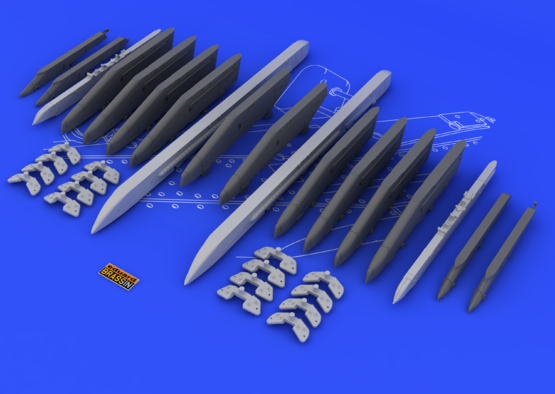 Eduard 648054 Su-25K wing pylons 1/48 – image 3
