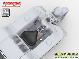 Freedom 16001 Sd.Kfz. 2 Kettenkraftrad Type HK 101 1/16 – immagine 12
