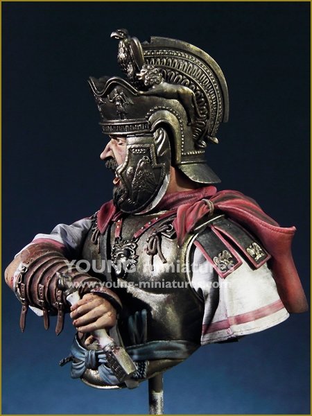 Young Miniatures YH1843 Roman Cavalry Officer- Theilenhofen Germany 2nd C. AD 1/10 – obrázek 3