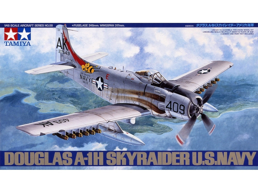 Tamiya 61058 Douglas A-1H Skyraider US Navy 1/48 – Bild 2