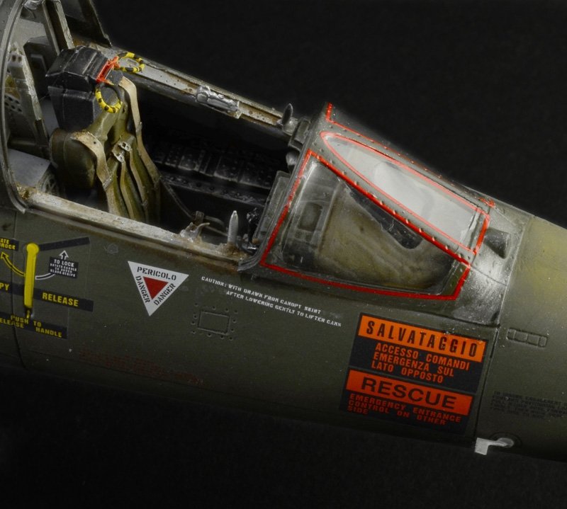 Italeri 2509 TF-104 G Starfighter 1/32 – obrázek 4