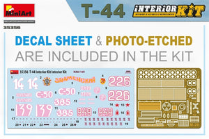 MiniArt 35356 T-44 INTERIOR KIT 1/35 – obrázek 2