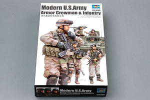 Trumpeter 00424 Modern US Army Armor Crewman/Infantry (1/35) – image 2