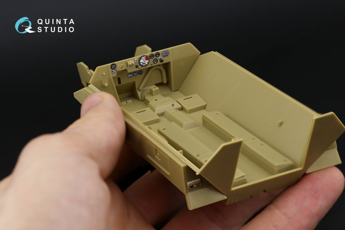 Quinta Studio QD35050 SD.KFZ.251 Family 3D-Printed &amp;amp; colored Interior on decal paper (Tamiya) 1/35 – Bild 4