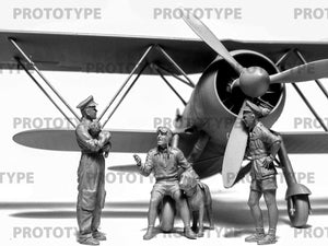 ICM 32110 Italian Pilots in tropical uniforms 1/32 – Bild 2