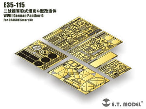 ET Model E35-115 WWII German Panther G Basic (Pour DRAGON Smart Kit) (1/35)