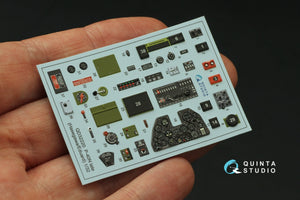 Quinta Studio QD32220 P-40N late 3D-Printed colored Interior on decal paper (Hasegawa/Eduard) 1/32 – obrázek 4