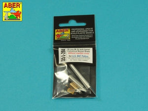 Aber 35L-284 90mm M-36 with cylindrical brake for American M47 Patton tank without mantlet cover Takom/Italeri 1/35 – imagen 4