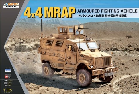 Kinetic K61011 4x4 MRAP ARMORED FIGHTING VEHICLE 1/35