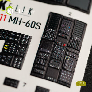 KELIK K35011 MH-60S KNIGHT HAWK INTERIOR 3D DECALS FOR KITTY HAWK KIT 1/35 – Bild 7