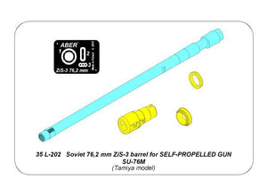 Aber 35L-202 Soviet 76.2mm ZiS-3 barrel for SELF-PROPELLED GUN SU-76M (1/35) – Bild 6
