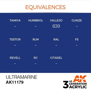 AK Interactive AK11179 ULTRAMARINE – STANDARD 17ml – image 3