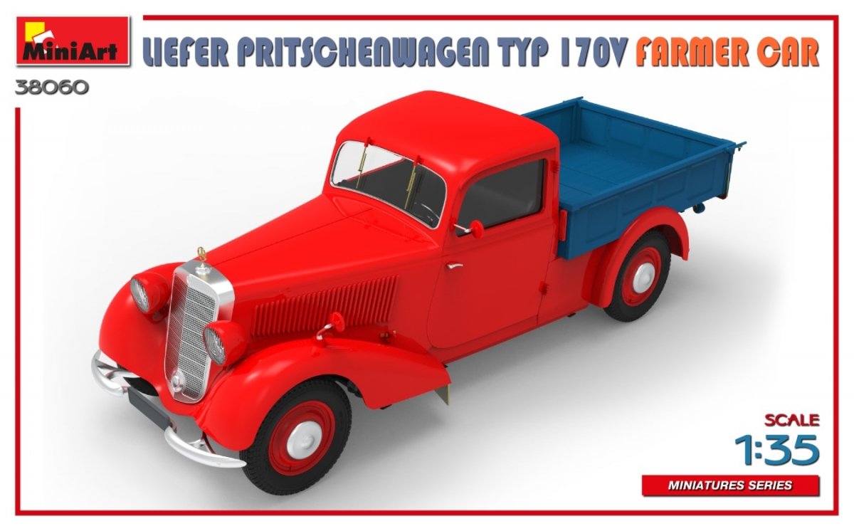 MiniArt 38060 LIEFER PRITSCHENWAGEN TYP 170V FARMER CAR 1/35 – image 3