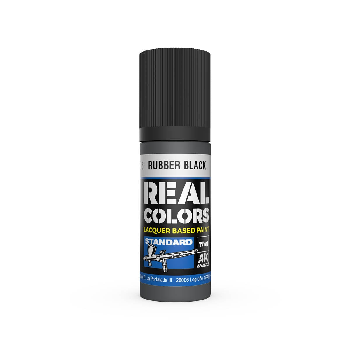 AK Interactive RC805 Rubber Black 17 ml – image 2
