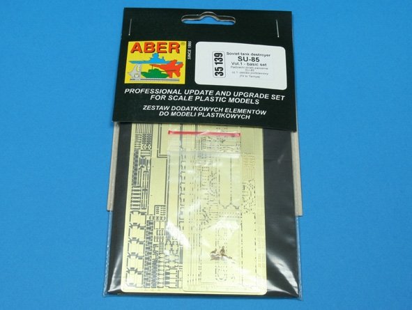Aber 35139 Soviet SU-85 tank gun part 1 basic set (TAM) (1/35) – image 3