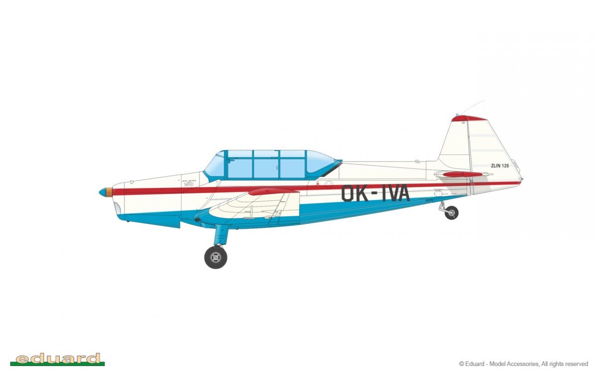 Eduard 11156 Z-126 Trainer - Dual Combo 1/48 – obrázek 9