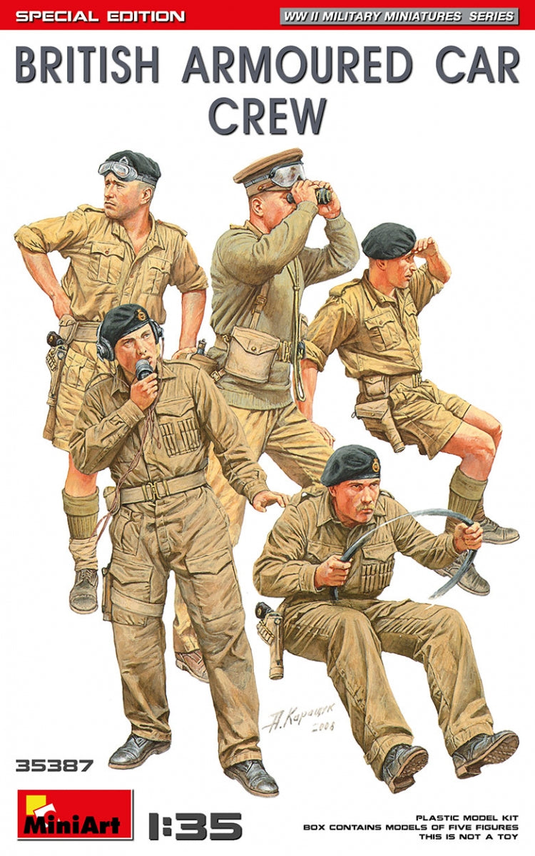MiniArt 35387 BRITISH ARMORED CAR CREW. SPECIAL EDITION 1/35