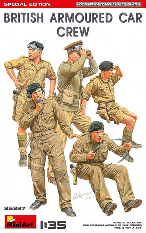 MiniArt 35387 BRITISH ARMORED CAR CREW. SPECIAL EDITION 1/35