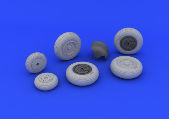 Eduard 648248 MiG-31 wheels 1/48 AMK – Bild 4