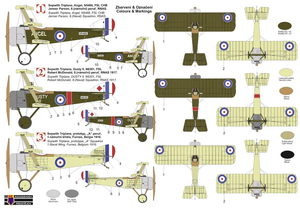 Kovozavody Prostejov KPM0338 Sopwith Triplane “RNAS” 1/72 – Bild 2