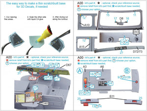 Quinta Studio QD35040 UAZ-452 3D-Printed &amp;amp; colored Interior on decal paper (Zvezda) 1/35 – image 8