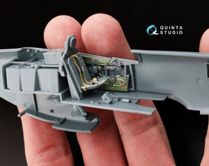 Quinta Studio QD48065 P-51D (Early) 3D-Printed &amp;amp; colored Interior on decal paper (for Eduard kit) 1/48 – Bild 4
