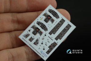 Quinta Studio QD48151 F-104S-ASA 3D-Printed &amp;amp; colored Interior on decal paper (Hasegawa) 1/48 – immagine 9