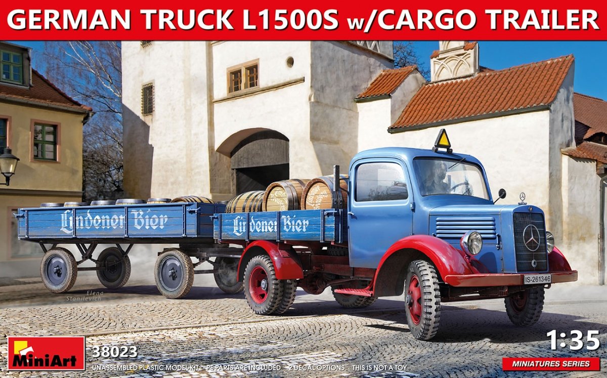 MiniArt 38023 Camion allemand L1500S avec remorque cargo 1/35
