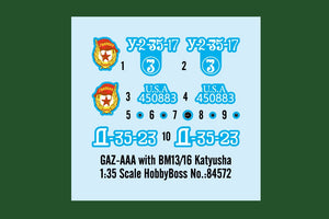 Hobby Boss 84572 GAZ-AAA with BM13/16 Katyusha 1/35 – obrázek 20