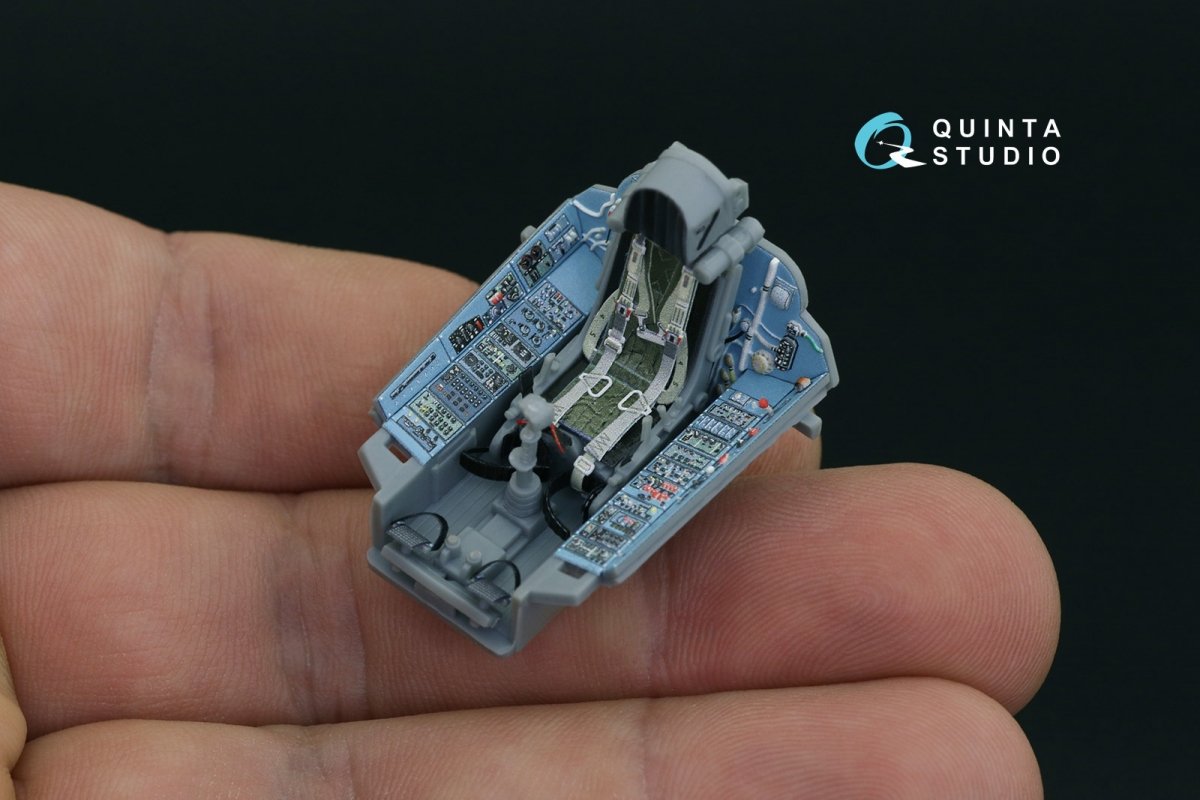 Quinta Studio QD48203 Su-27 3D-Printed &amp;amp; colored Interior on decal paper ( Hobby Boss ) 1/48 – Bild 8