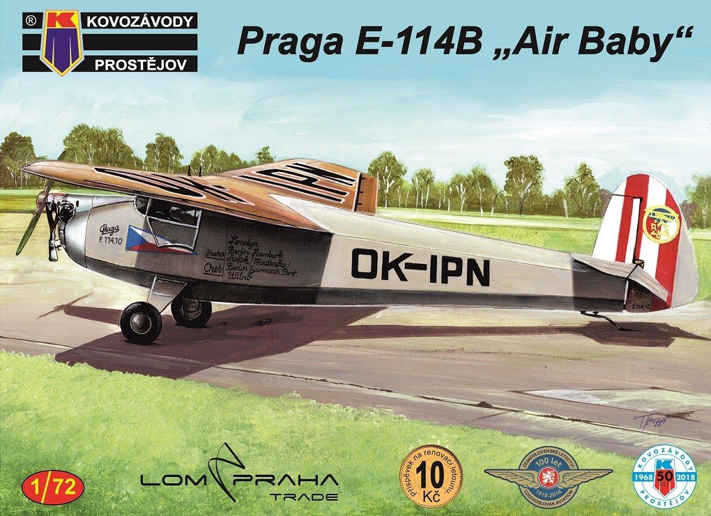 Kozavody Prostejov KPM0093 Prague E-114B Air Baby (1/72)