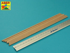 Aber WR4 Wooden rods 4mm length 250mm x 8 pcs. – immagine 2