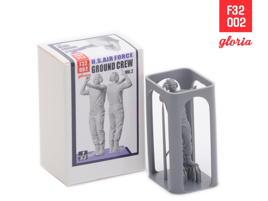 Gloria F32002 Ground Crew US Air Force vol.2 3D Printed Figures 1/32 – Bild 2