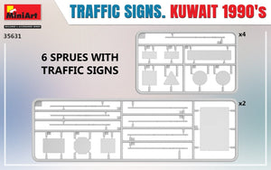 Miniart 35631 TRAFFIC SIGNS. KUWAIT 1990&amp;#39;s 1/35 – Bild 3