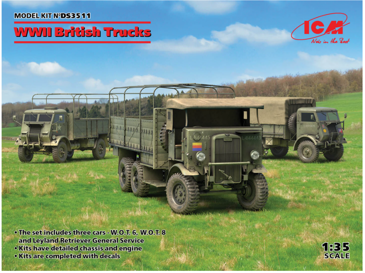 ICM DS3511 WWII British Trucks 1/35